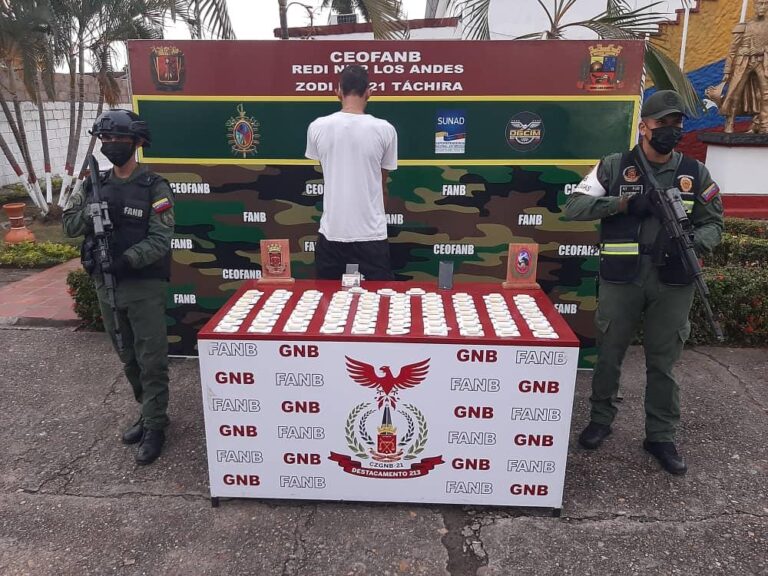 Apresado hombre en El Carira con droga intraórganica