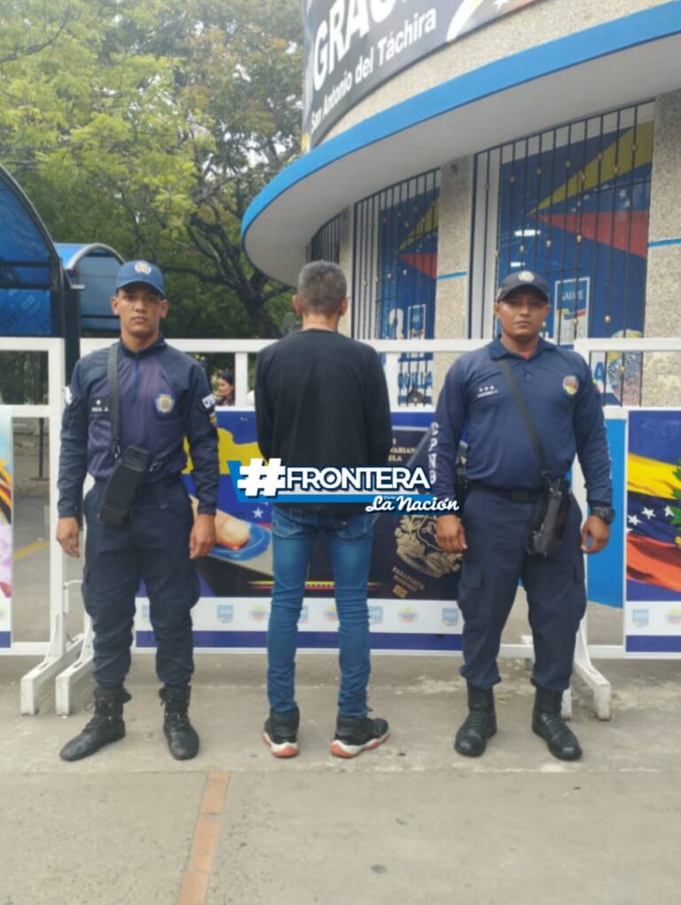Capturan en frontera a hombre por el delito de violencia física, amenaza, acoso y hostigamiento