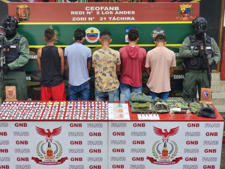 Desarticulada red de microtrafico que operaba en Coloncito