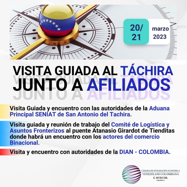 Visita de CAVECOL al Táchira