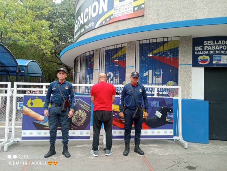 Aprehendido en la frontera  por el delito de homicidio