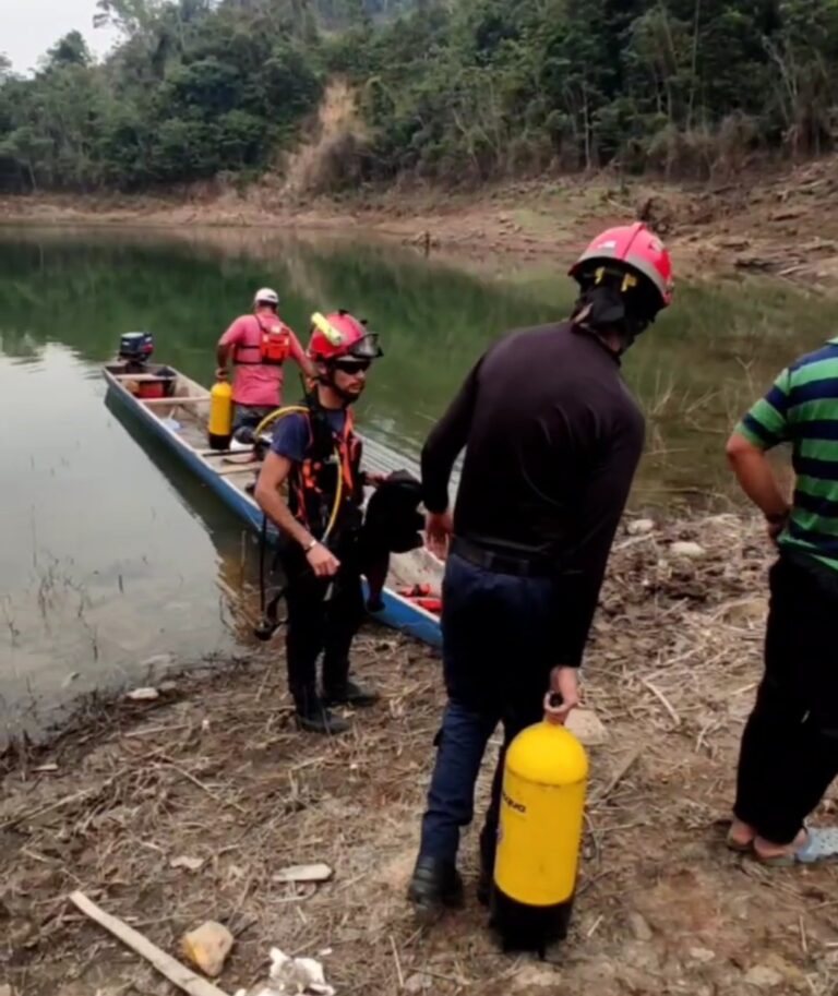 Rescataron cadáver de expolicía ahogado en el embalse Santa María de Caparo