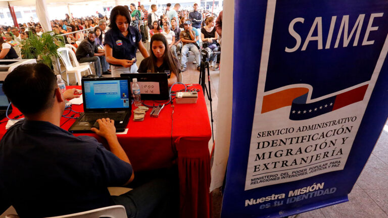 Saime iniciará jornadas de cedulación este lunes en todo el país