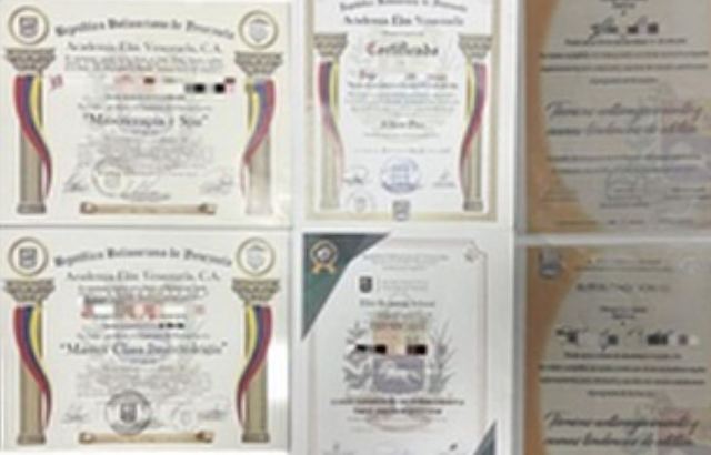 Pareja ofrecía cursos de mejoramiento profesional y graduaba con títulos falsos