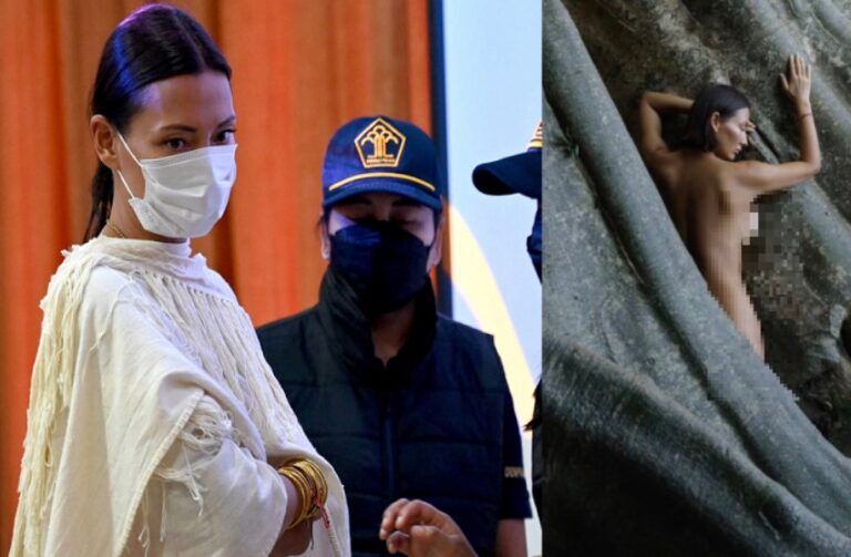 Turista rusa es deportada por publicar fotos desnuda con árbol sagrado en Bali