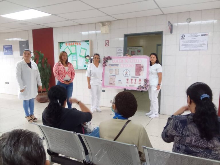 Despistaje de cáncer de cuello uterino en el Ipasme San Cristóbal    