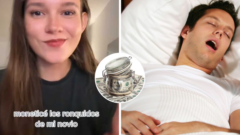 Joven emprendedora explica cómo logró monetizar los ronquidos de su novio