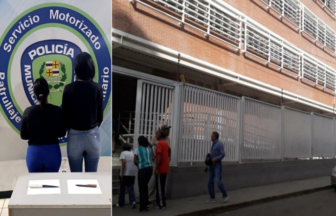 Mujeres se enfrentan a cuchillo cuando fueron citadas a la escuela de sus hijos