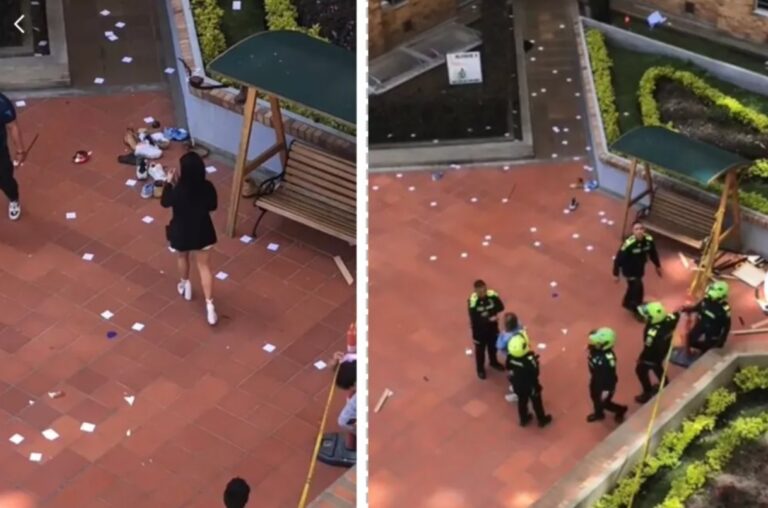 Mujer arrojó pertenencias de su pareja por la ventana del apartamento luego de descubrir una infidelidad