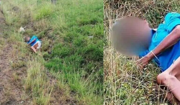 Anciano fue abandonado a su suerte a orillas de la carretera