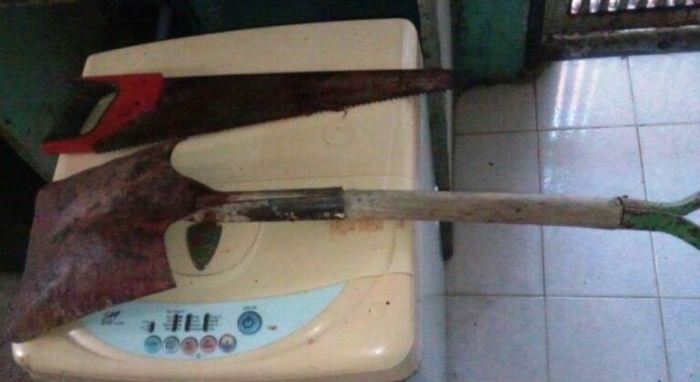 Hombre mató a su mamá de un golpe en la cabeza y luego la desmembró