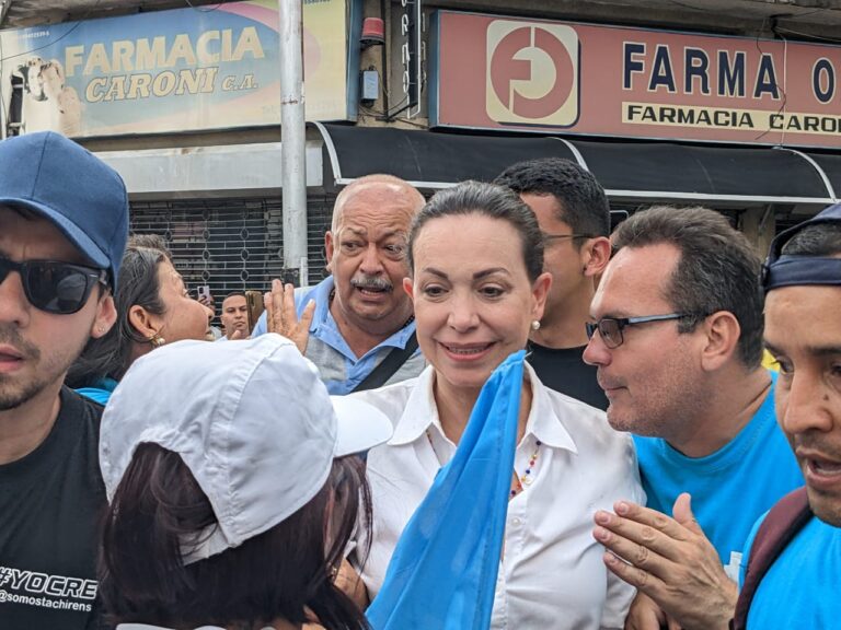 María Corina visitó la frontera: “nosotros tenemos la gente”