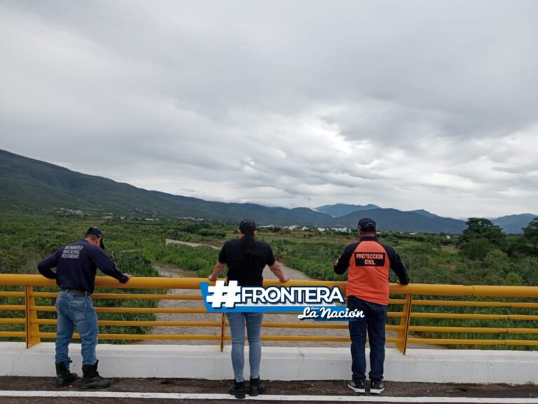 Infructuosas las primeras horas de búsqueda de hombre arrastrado por el río Táchira
