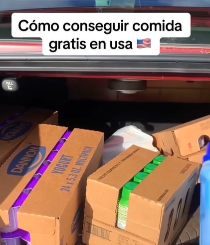 Joven migrante contó cómo acceder a alimentos gratis en EE.UU.