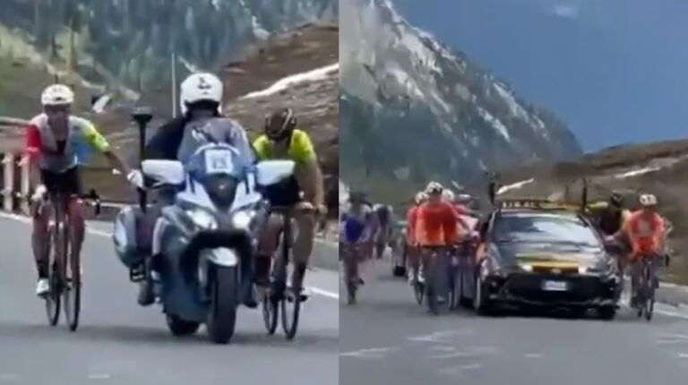 Captan a ciclistas haciendo trampa en el Giro de Italia Sub 23