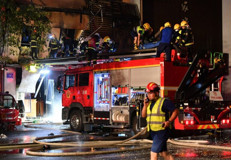 Fuga de gas provoca trágica explosión en un restaurante en China