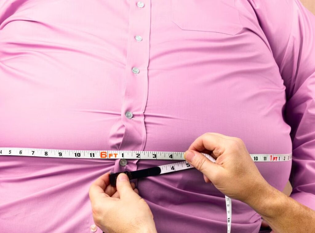 Se ganó el premio "gordo" por tener la barriga más grande