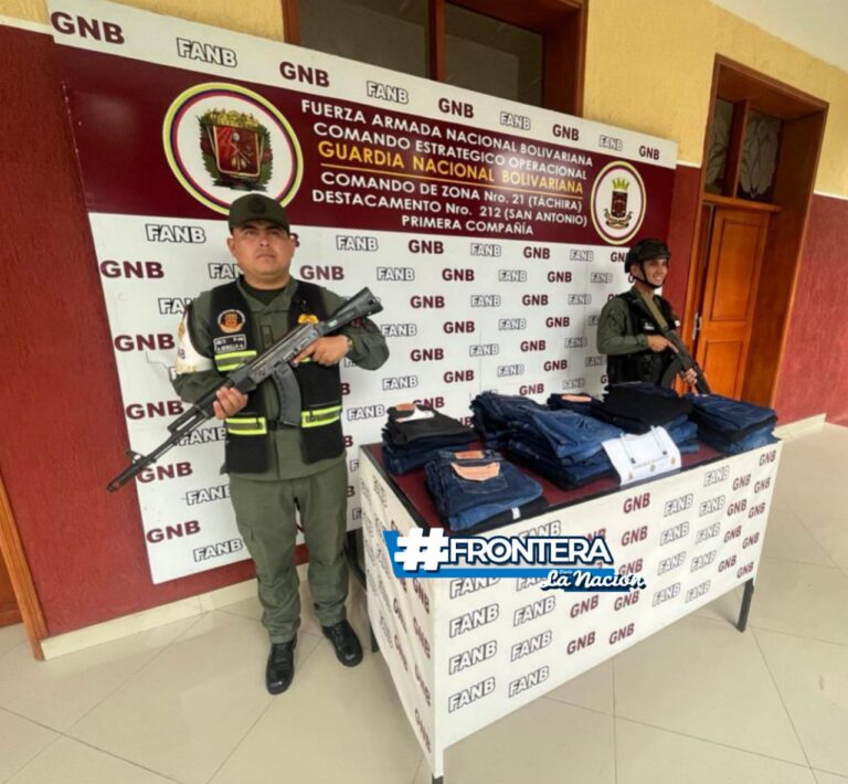 Incautan en frontera 18 kilos de ropa impregnados de cocaína