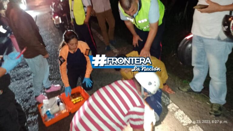 Dos lesionados en accidente de tránsito en Capacho