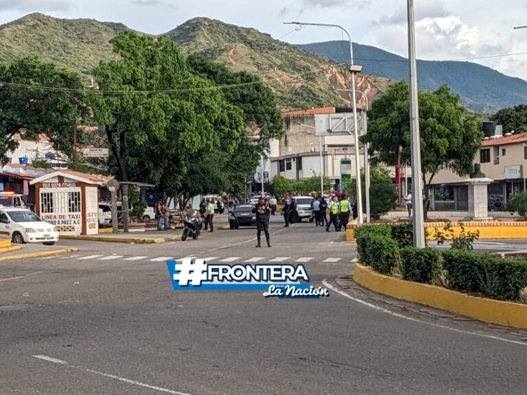 Situación irregular a la altura del cementerio municipal de San Antonio del Táchira