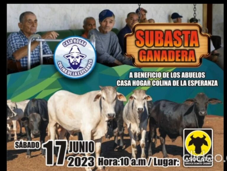 Subasta ganadera a beneficio de Colinas de La Esperanza