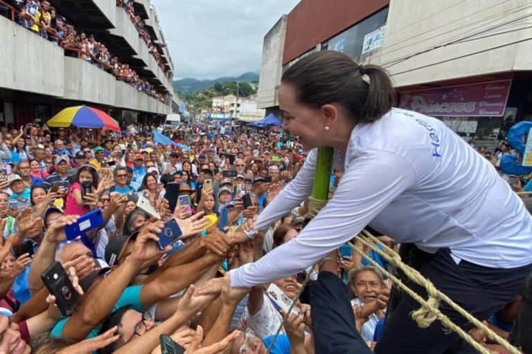 María Corina Machado se inscribe el viernes 23J