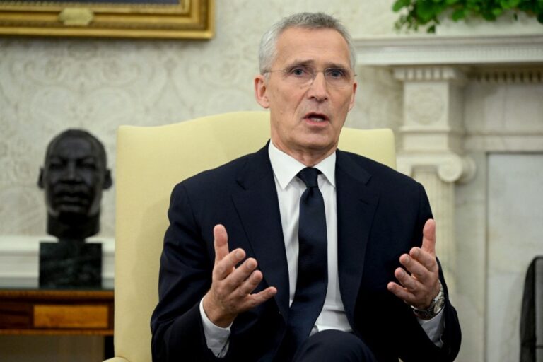 Jefe de OTAN espera que ofensiva de Ucrania obligue a Rusia a negociar