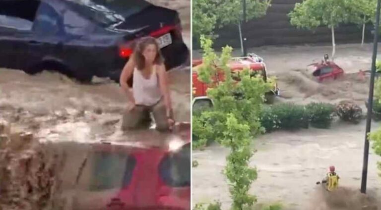 Los estragos que causaron las lluvias en España