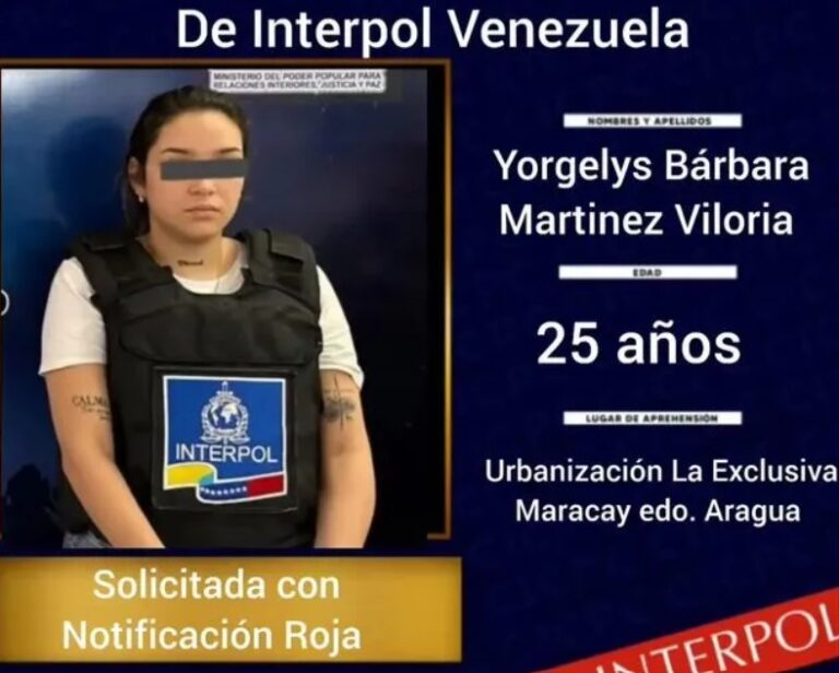 Capturada en Venezuela la mujer implicada en el secuestro y asesinato de un odontólogo en Perú