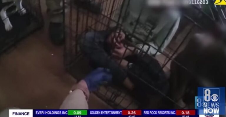 Encuentran a seis niños encerrados en jaulas dentro de un apartamento