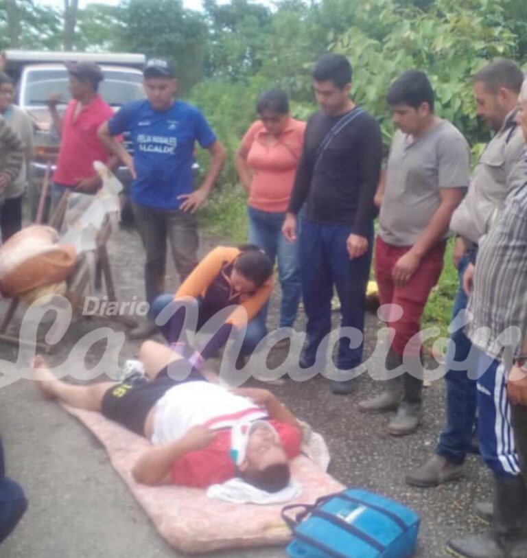 Resultó lesionado tras volcamiento en la vía que enlaza Pregonero y Chururú