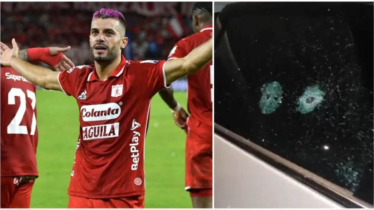 Atacan a tiros el auto del futbolista español en Colombia