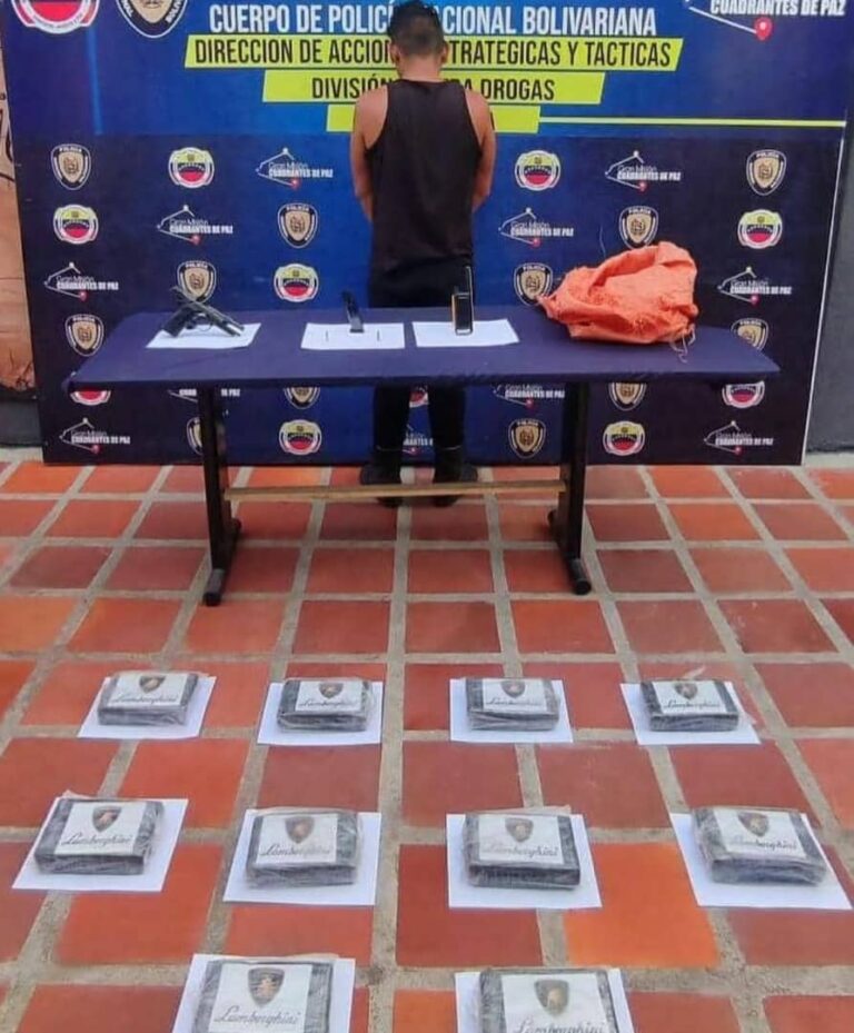 Tras enfrentamiento detienen a hombre con 11 kilos de presunta droga