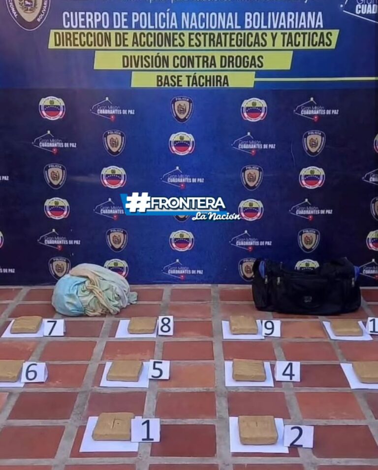 Abandonó bolso con casi 6 kilos de droga y huyó por la trocha ‘Tío Tío’