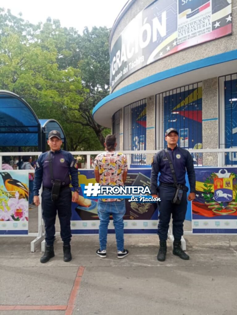 Capturado en frontera por el delito de robo agravado