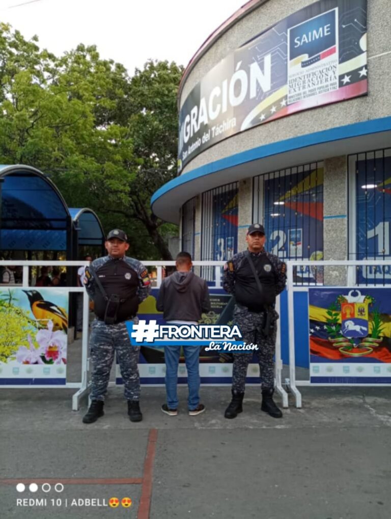 Detenido en frontera por el delito de violencia física