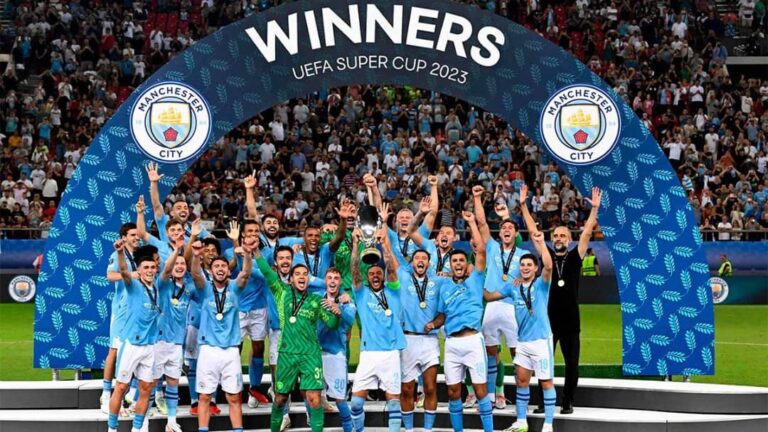 Manchester City ganó la Supercopa de la UEFA