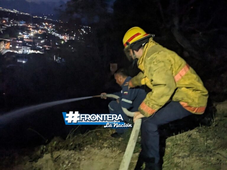 Evitan que incendio de vegetación alcanzara a varias viviendas en San Antonio