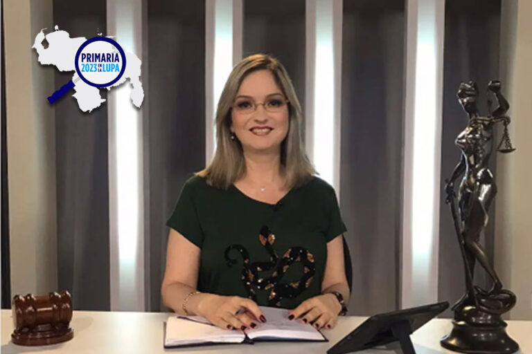 Gloria Pinho, una penalista que aspira llegar a Miraflores