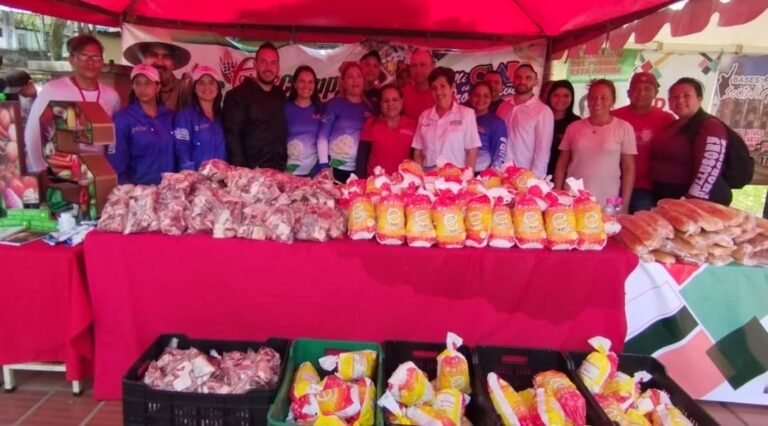 PDVAL entregó combos proteicos a 1.079 familias en el municipio Junín 