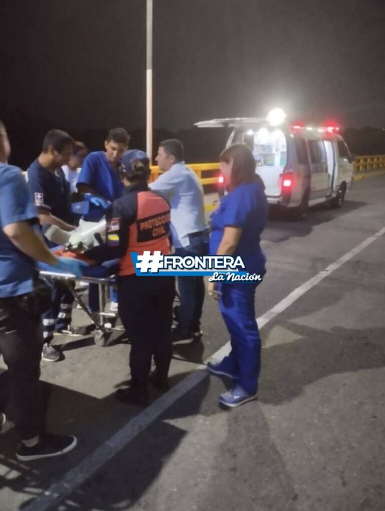 Joven trasladado de emergencia a Colombia tras caer de una altura de 4 metros en Ureña