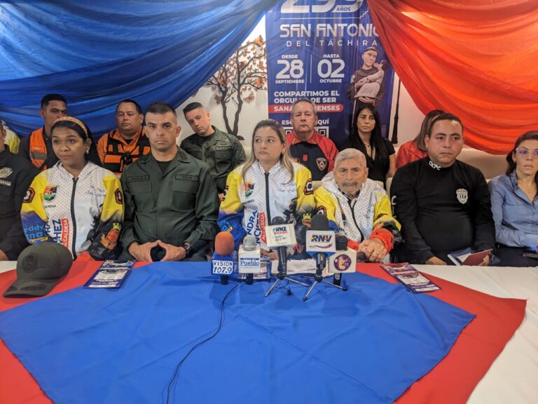 Anuncian programación para la celebración de los 299 años de San Antonio del Táchira