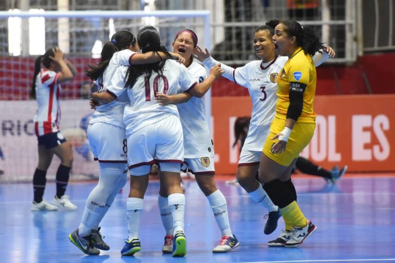 Venezuela venció a Paraguay en la Copa América Futsal Femenina