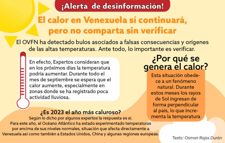 Alerta de desinformación: bulos relacionados con tormentas, ciclones y el cambio climático afectan a los venezolanos