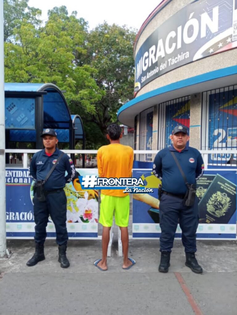 Detenido en frontera por robo