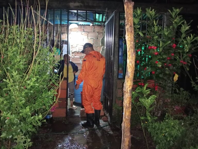 Siete viviendas anegadas en Ureña por las lluvias