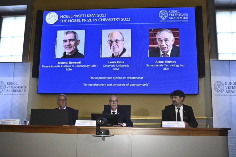 Premio Nobel de Química 2023 para pioneros de la nanotecnología: los puntos cuánticos