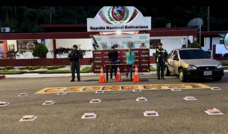 Incautados más de 100 kilos de cocaína en Capacho 