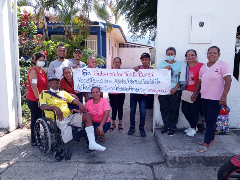 Pacientes renales de la zona norte del Táchira exigen transporte para acudir al centro de diálisis