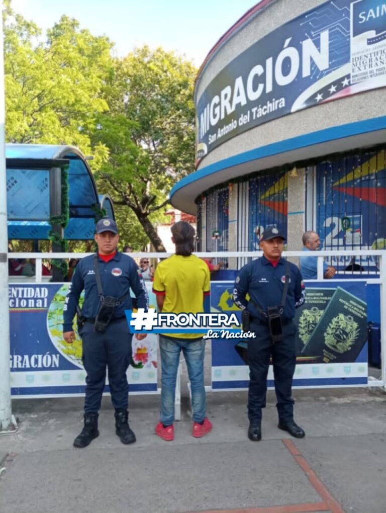 Detenido en frontera por el delito de robo agravado